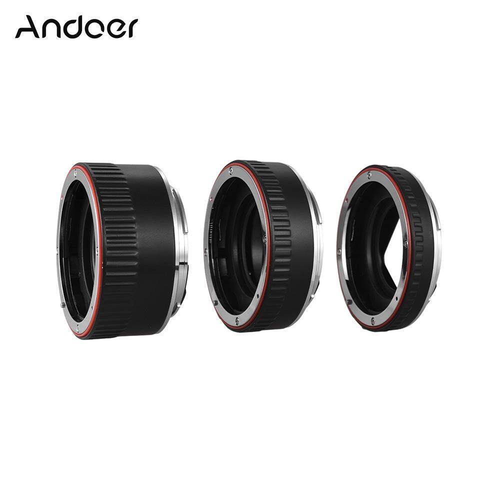 Andoer Brand New Upgraded Macro Extension Tube Set 3-Piece 13mm+21mm+31mm Auto Focus Extension Tube Rings for Canon EOS Camera Body and Lens of The 35mm SLR for Canon all EF and EF-S Lenses