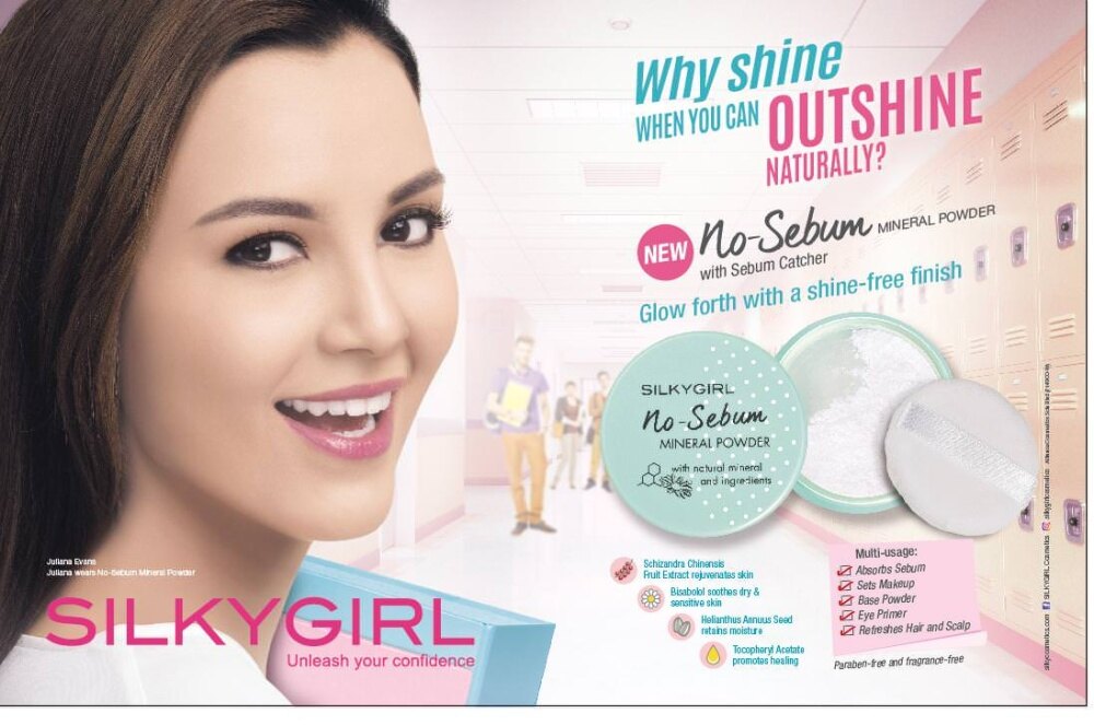 silkygirl no-sebum mineral powder