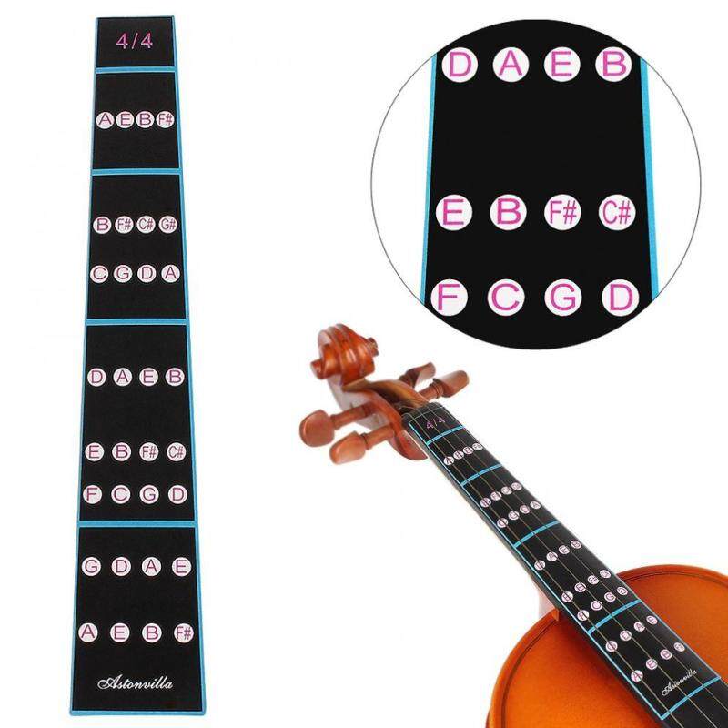 4/4 Violin Fingerboard Sticker Fretboard Note Label Fingering Chart Practice Violin Parts Accessories（Beginner ） Malaysia
