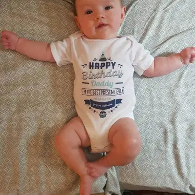 Newborn Infant Baby Boy Girl Short Sleeve Romper Jumpsuit Birthday Party Clothe