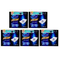 Unicharm Silcot Uruuru Sponge Facial Cotton 40 Sheets x 5 boxes