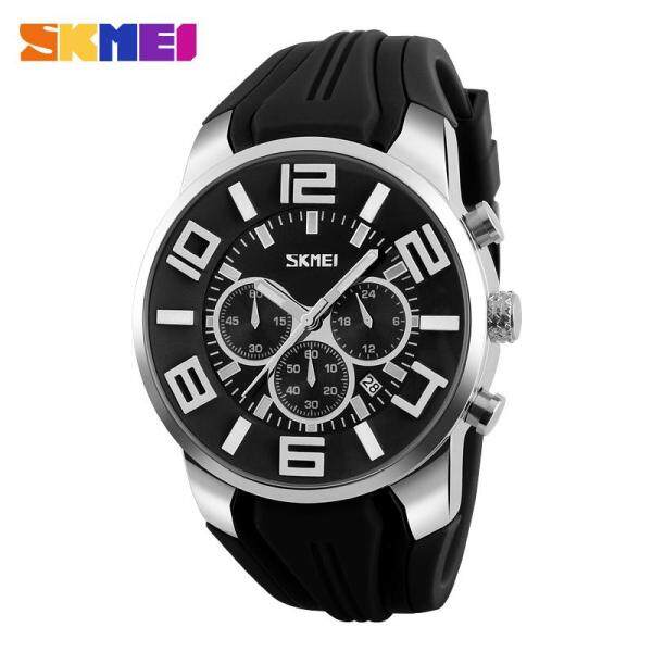 SKMEI Men Sports Watches Fashion Casual Wristwatches Big Dial Sport Stopwatch Waterproof Sport Watch Jam tangan lelaki 9128