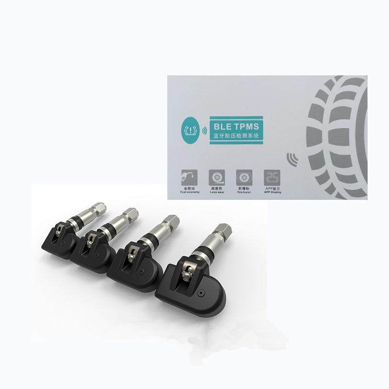 BLE TPMS Systems Tire Pressure Monitoring System Bluetooth 4.0 Low Energy Display On APP DC 3V