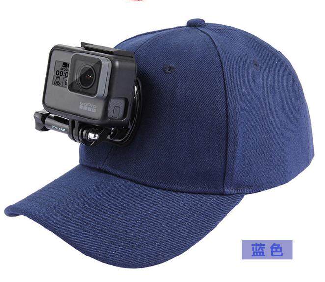 Adjustable Outdoor Sun Hat Topi Baseball Cap W/ Holder Mount for GoPro HERO5 4 3 SJCAM Yi Sport Action Camera