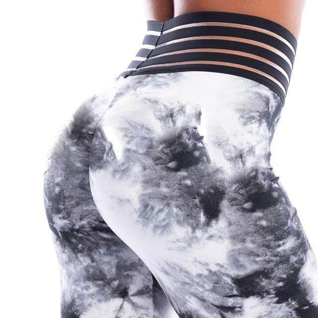 3D หมึกพิมพ์ออกกำลังกายโยคะ Leggings สาเหตุกางเกงโยคะสำหรับผู้หญิงชุดออกกำลังกายเอวสูงดันกางเกง