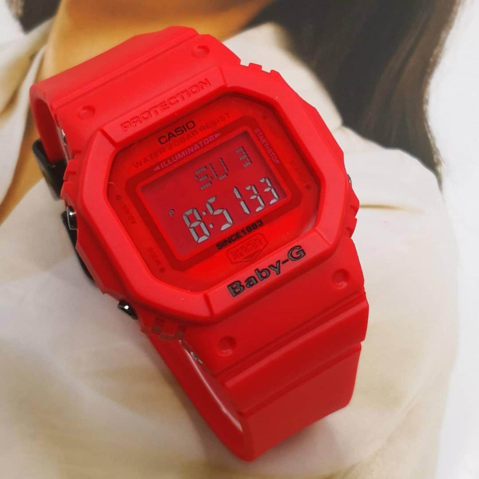 baby g red watch