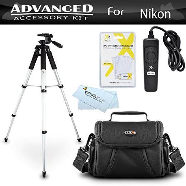 Tripod Bundle Kit For Nikon D7200, Df, D750, D5500, D5300, D3300, D5200, D3200, D5100 D7100 D600 D610 D800 D810 Digital SLR Camera Includes 57 Inch Tripod + Remote Shutter Release + Carrying Case ++ - intl