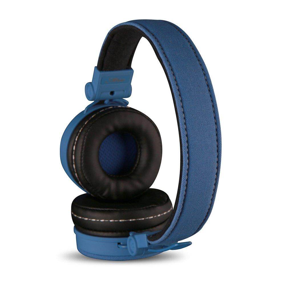 Qnstar Lemon Solo M100 Headset Kabel Mikrofon Stereo Ringan Stereo Bass Biru