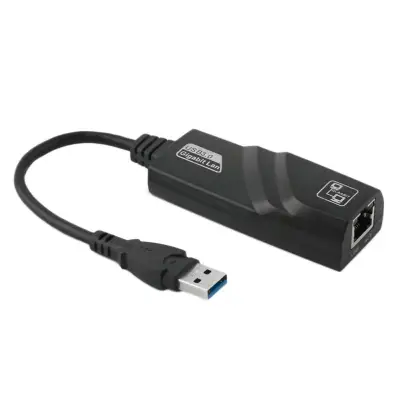 USB 3.0 to 10/100/1000 Mbps Gigabit RJ45 Ethernet LAN Network Adapter For PC Mac - intl