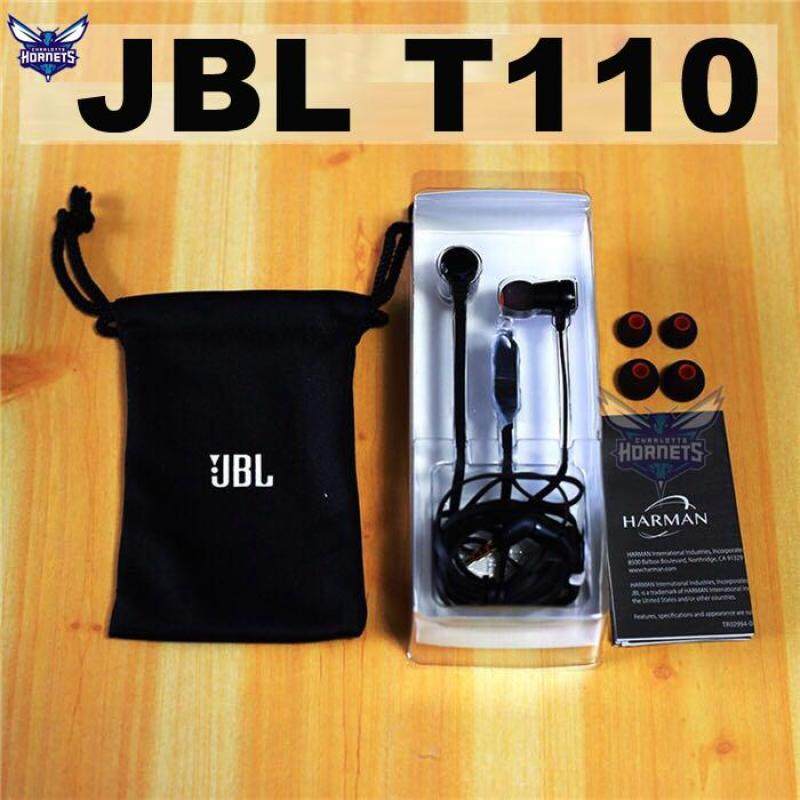 JBL T110 HiFi Stereo In-Ear Wired Hybrid Earphone-Colorful   (Black Colour) Singapore