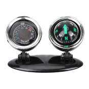 2 in 1 Car Compass Thermometer - 