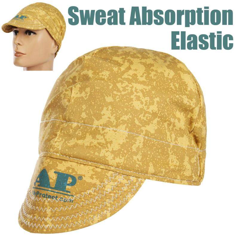 2PCS 22”~25” Universal Elastic Welding Welder Retardant Cloth Hat Cap Head Protection