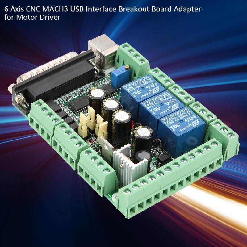 6 trục CNC MACH3 USB Giao Diện Đột Phá Board Adapter cho Động Cơ Lái Xe
