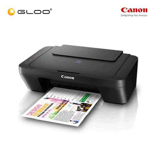 NEW Canon Pixma E410 AIO Inkjet Printer Black [Free Canon GP501