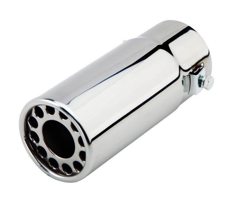 W-Toy 58mm Inlet Diameter Stainless Steel Car Exhaust Muffler Pipe Modified Tail Throat Type:Flat mouth round