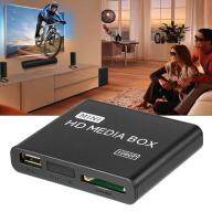 GOFT Mini Full 1080P HD Media Player Box MPEG MKV H.264 HDMI AV USB + Từ Xa thumbnail