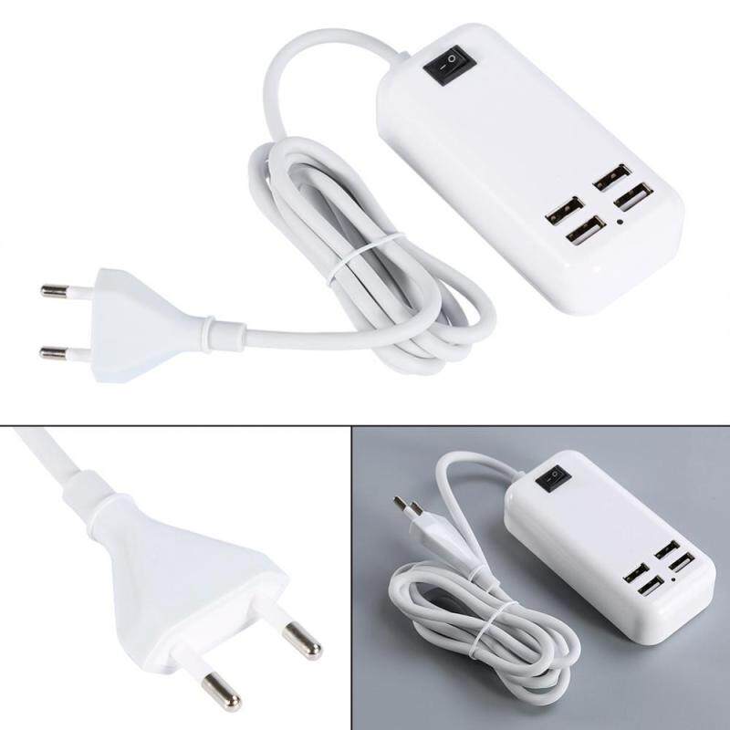 Wall USB Charger 4 Port Multiple Wall USB Charger 15W 3A Smart Adapter Mobile Phone Charging Data Device - intl