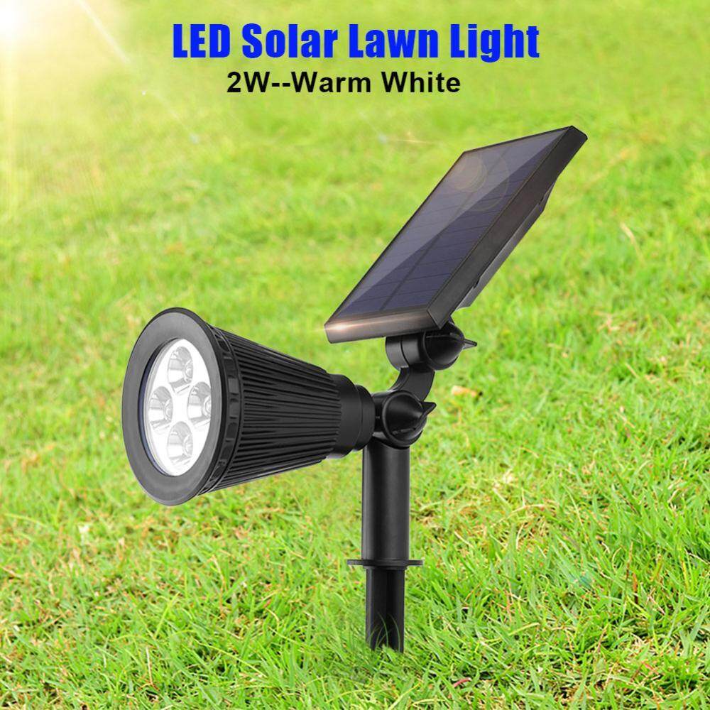 Outdoor Solar Powered Lawn Light 4LED Garden Yard Pathway Spotlight Lamp (Warm White, 2W) Outdoor Solar Powered Lawn Light 4LED Garden Yard Pathway Spotlight Lamp (Warm White, 2W)