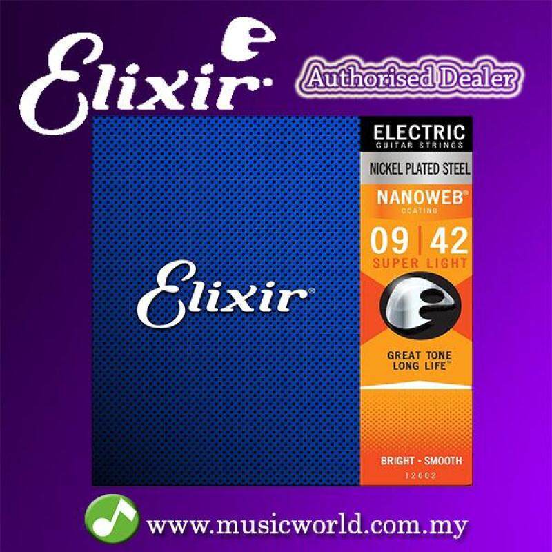 ELIXIR STRING ELECTRIC GUITAR STRING NANOWEB COATING 9-42 Malaysia