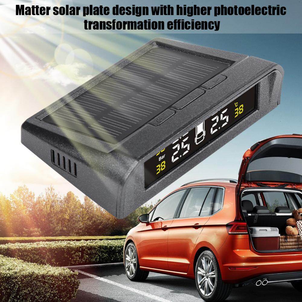 ?ขายยิ่งใหญ่?:Matte รถขับเคลื่อนพลังงานแสงอาทิตย์แรงดันยาง TMPS อุณหภูมิระบบควบคุม LCD W/4 เซ็นเซอร์