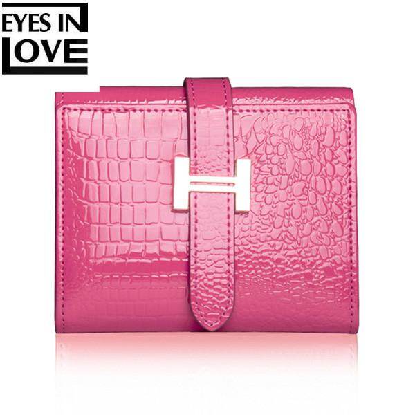 Dompet Modis Bertali Kait Wanita Dompet Kulit Asli Mini Koin Purser untuk Wanita