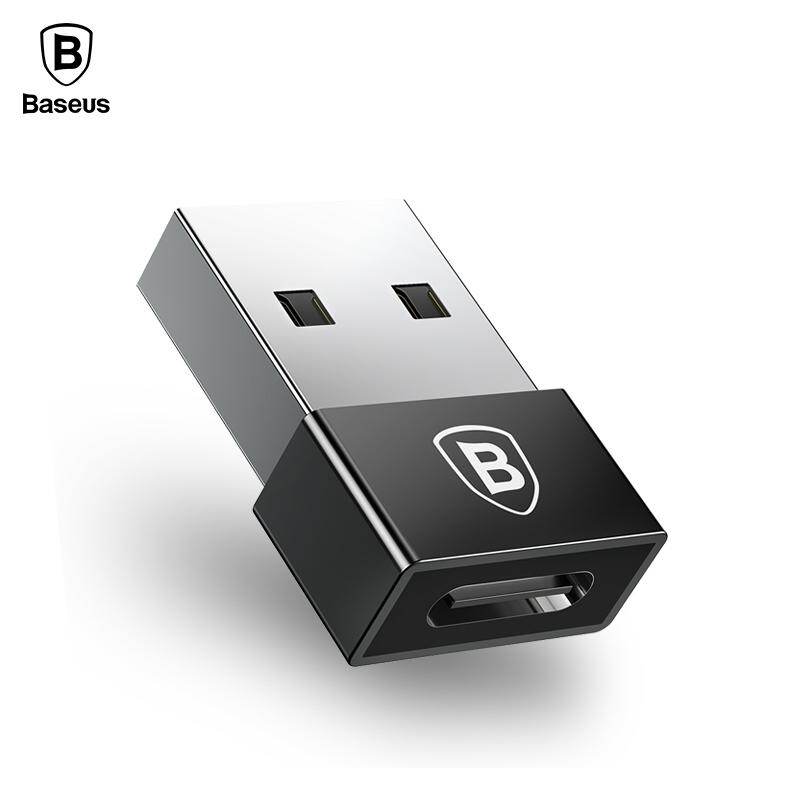 Baseus usb sang loại c dây cáp otg chuyển đổi adapter laptop loại c đến usb nam sạc cắm dữ liệu otg adapter