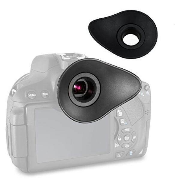 JJC EC-7 Oval Soft TPU Rubber Eye Cup replaces Canon Eyecup Eb, Ef, for Canon EOS 6D 60Da 70D 80D 100D 650D 700D 750D 760D 1200D 1300D 8000D, /Rebel T4i T5 T5i T6 T6i T6s /Kiss X6i X7i X8i X50 X70