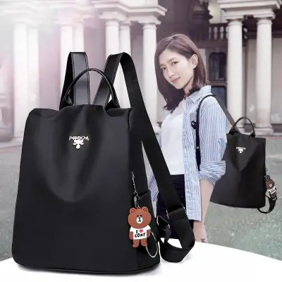 Anipopy Backpack Purse for Women Small Fashion Nylon Travel Bag Shoulder Daypack Anti Theft Waterproof