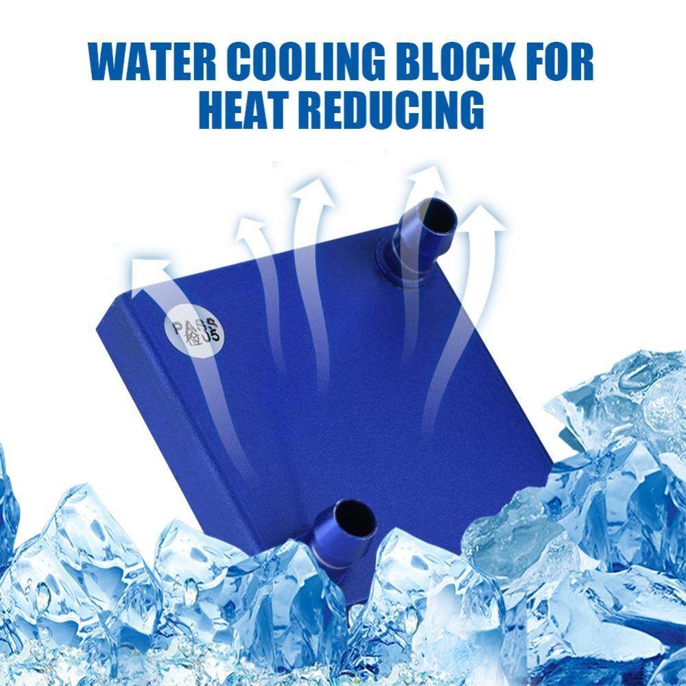 Heatsink Pendingin Air 61X61 Mm Aluminium Heatsink Pendingin Air Blok Pendingin CPU untuk PC Utara/Jembatan Selatan-Intl