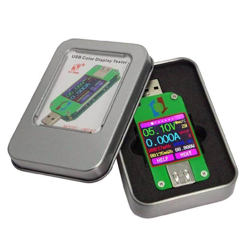 ZLOYI RD UM24 USB 2.0 Color LCD Display Tester Voltage Current Power Temp Meter