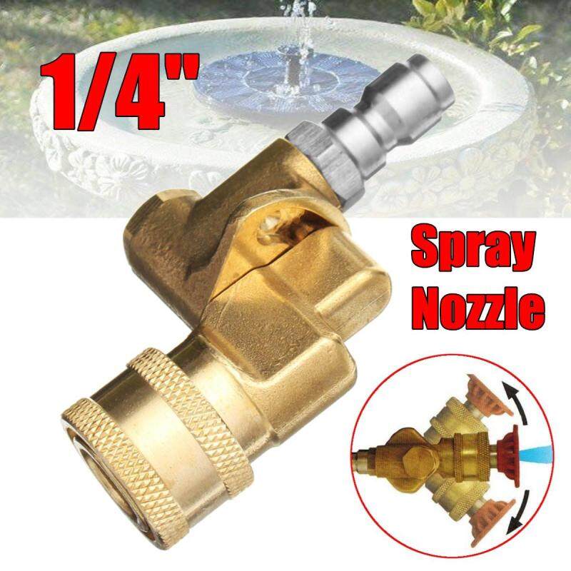 High Pressure Washer Spray Nozzle Variety Degrees 1/4 Adjustable Quick Connect - intl