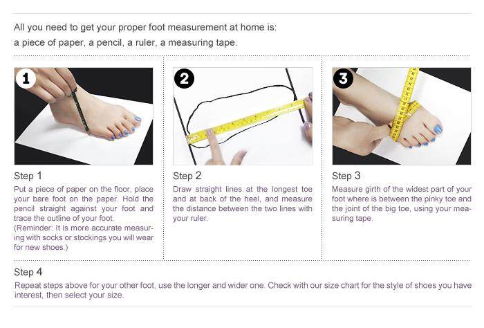 How to choose the size of shoes