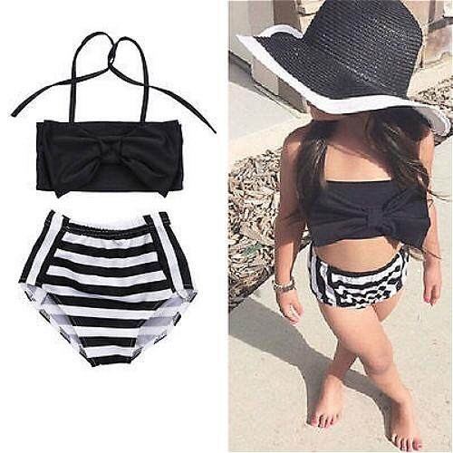 baby black swimsuit