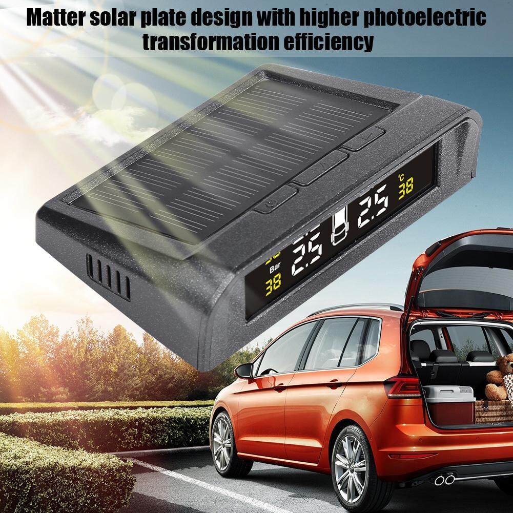 ?ขายยิ่งใหญ่?:Matte รถขับเคลื่อนพลังงานแสงอาทิตย์แรงดันยาง TMPS อุณหภูมิระบบควบคุม LCD W/4 เซ็นเซอร์