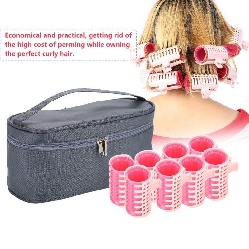 Plastic Heat Resisting Hair Curler Roller Large Grip Manual Hair Styling Tools nhập khẩu
