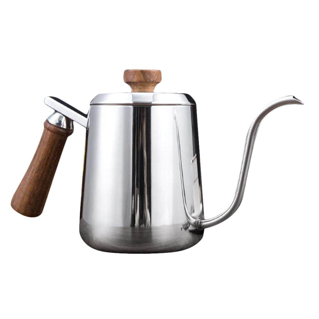 BolehDeals Gooseneck Kettle Pour Over Coffee Water Tea Hand Drip Pot Stainless 350ml