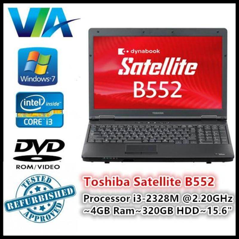 Refurbished Laptop Toshiba B552 Core I3 4gb 320gb Win7 Pro Malaysia