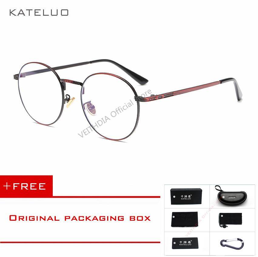 Kateluo kính tròn chống đèn la-ze xanh dương ray mệt mỏi bức xạ kháng kính khung Eyewear 1001