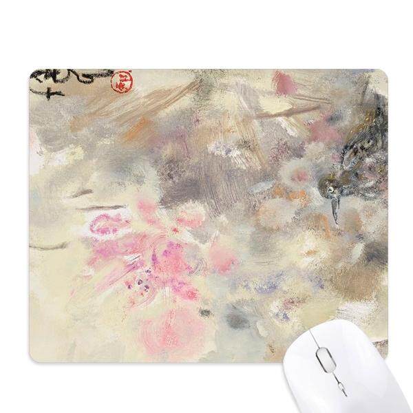 Februari Lotus Xjj Lukisan Minyak Non-Slip Mousepad Karet Permainan Bantalan Mouse Kantor Hadiah-Intl