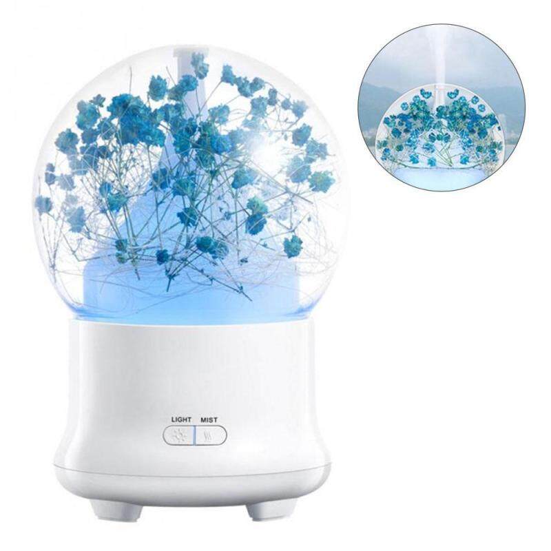 huohu Essential Oil Diffuser, Preserved Fresh Flower Ultrasonic Aroma Diffuser with 7 Color Change LED,2 Setting Mist Mode and Waterless Auto Shut-off for Home,Living room ,Office,Yoga(Best Gift) by Teepao - intl Singapore