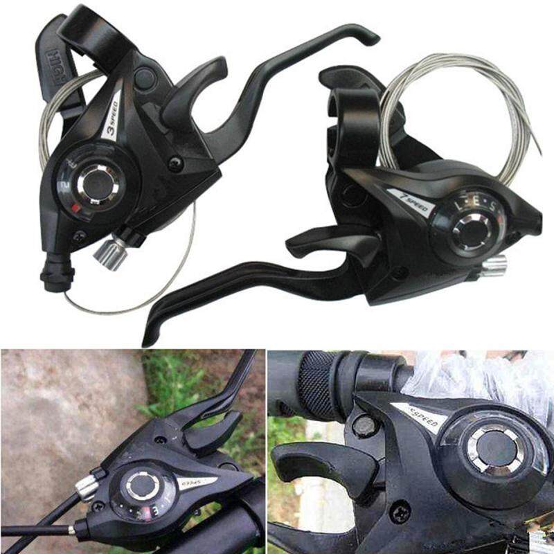 Mua 1 Pair 3x7 21Speed MTB Bike Bicycle Trigger Gear Shifters with Inner Shift Cable - intl