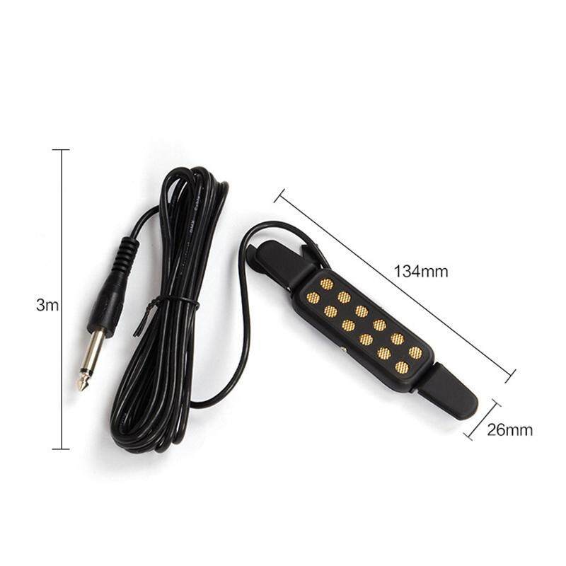 vigo 12 Hole-Sound Acoustic Guitar Pickup For Steel String Guitar Guitar Parts Accessories Malaysia