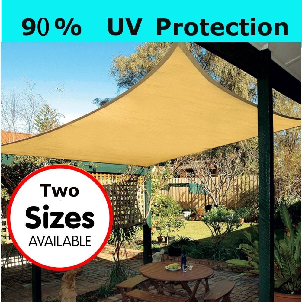 Sun Shade Sail Garden Patio Party Sunscreen Awning Canopy 98 UV