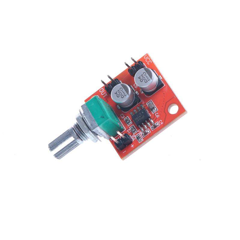 Lm386 Electret Microphone Power Amplifier Board Gain 200 Times Dc 3.7v12v