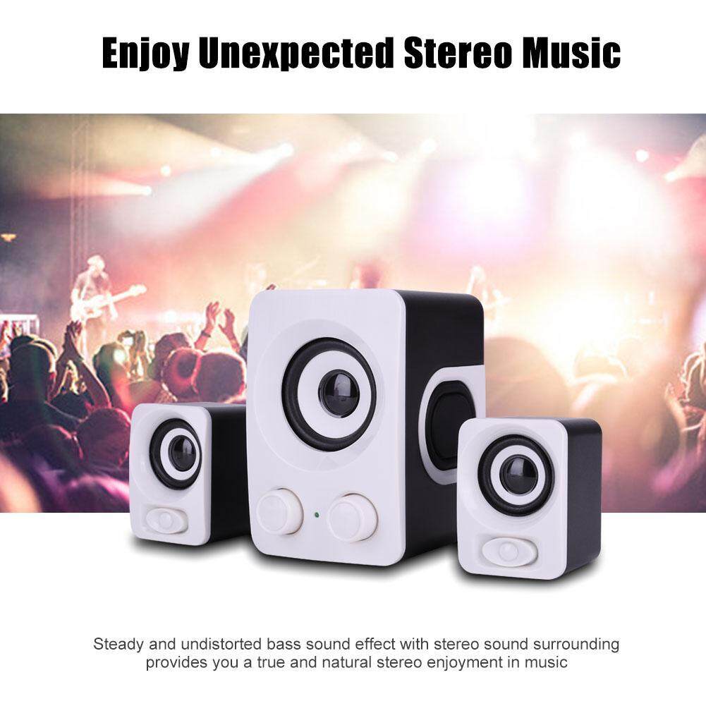 HiFi Music Deep Bass PC Speaker Mini Stereo USB Computer Speaker PC Audio System for PC Laptop Computer