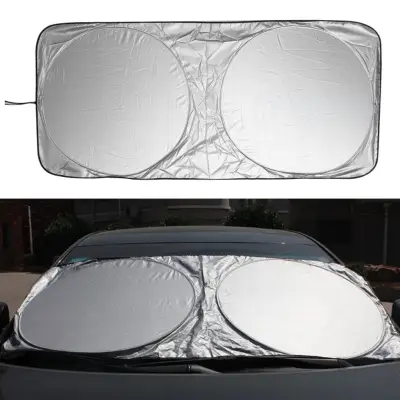 Car Sunshade Sun shade Front Rear Window Film Windshield Visor Cover UV Protect Reflector Car-styling 150 x 70cm