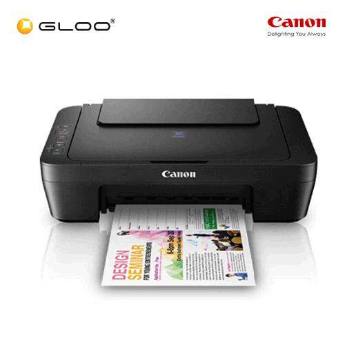 NEW Canon Pixma E410 AIO Inkjet Printer Black [Free Canon GP501