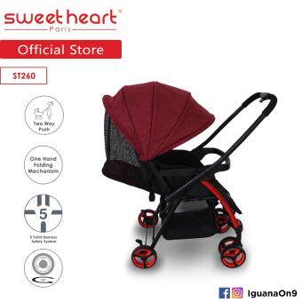 sweet heart paris aluminium 2 in 1 stroller