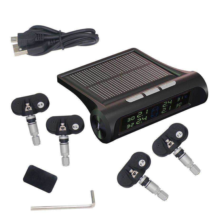 เบอร์ 1 พลังงานแสงอาทิตย์แรงดันยาง TMPS เครื่องวัดความดันลมยาง Real - time Detection ALARM เบอร์ 1 พลังงานแสงอาทิตย์แรงดันยาง TMPS เครื่องวัดความดันลมยาง Real - time Detection ALARM