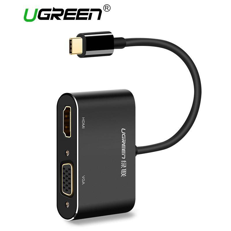UGREEN USB C HDMI VGA Adapter Type-c to HDMI 4K  for MacBook Pro HP Envy 13 Dell XPS13/15 Lenovo miix510,Huawei Mate 10 P20 Samsung S8 Note 8 Black